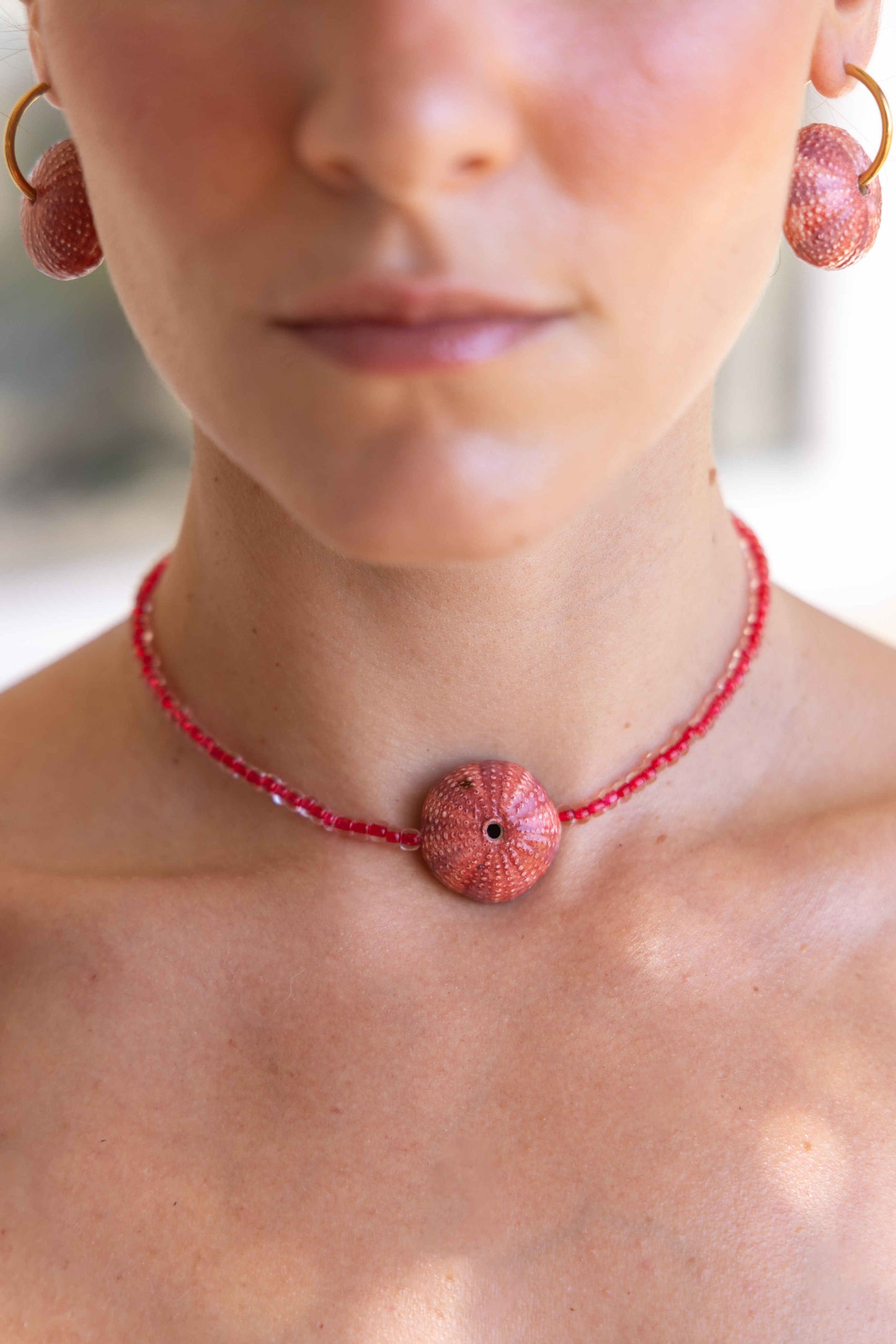 Choker riccio con Perle