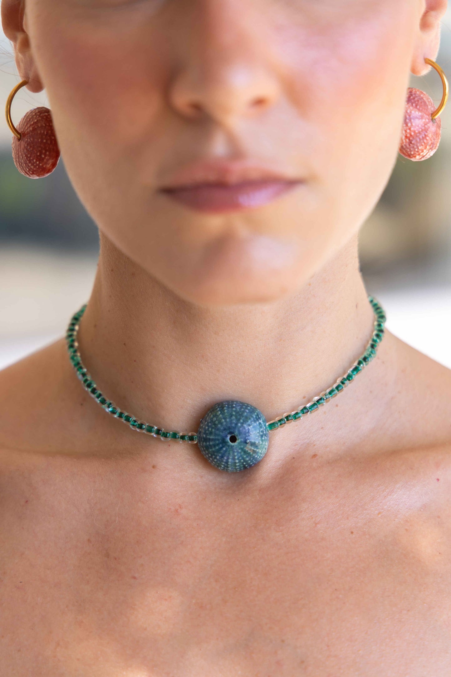 Choker riccio con Perle