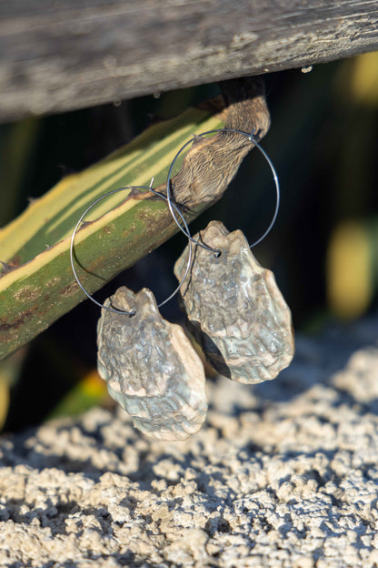 Orecchini Pendenti Ostrica Con Perla